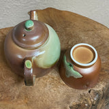 Dehua Glazed Teapot + 2 Cups