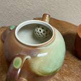 Dehua Glazed Teapot + 2 Cups