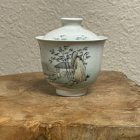 Ash Glaze Landscape Gaiwan, 90mL