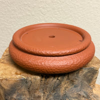 Hand-thrown Hammered Texture Chaozhou Teaboat, 7-inch