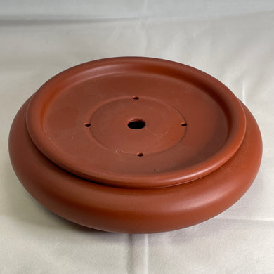 Small Chaozhou Red Clay Hu Cheng / Pot Holder / Tea Boat