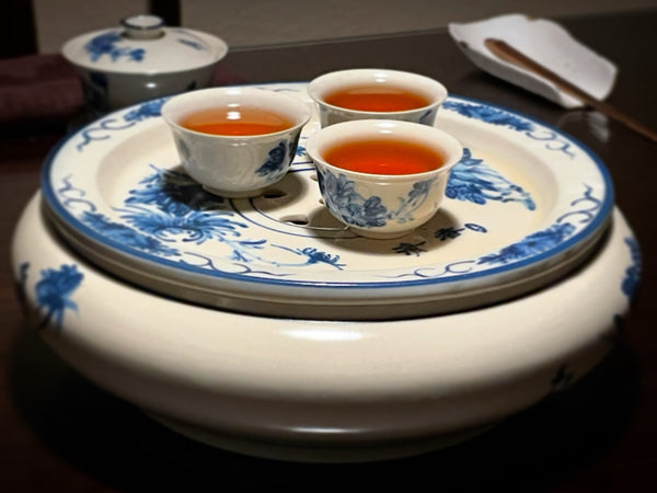 Floral Pattern Chaozhou Tea Set