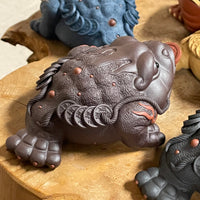Jin Chan, 3-legged money toad tea pet