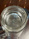 Double Glass Tea Flask w/ Handle, 350mL