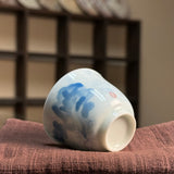 Jingdezhen Hand-painted Blue and White Cabbage Tea Cup