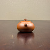 Zhuni Bian Xishi 朱泥扁西施Yixing Teapot, 120mL
