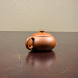 Zhuni Bian Xishi 朱泥扁西施Yixing Teapot, 120mL