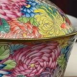 Handmade Falangcai 珐琅彩 Enamel Peony Gaiwan, 110mL