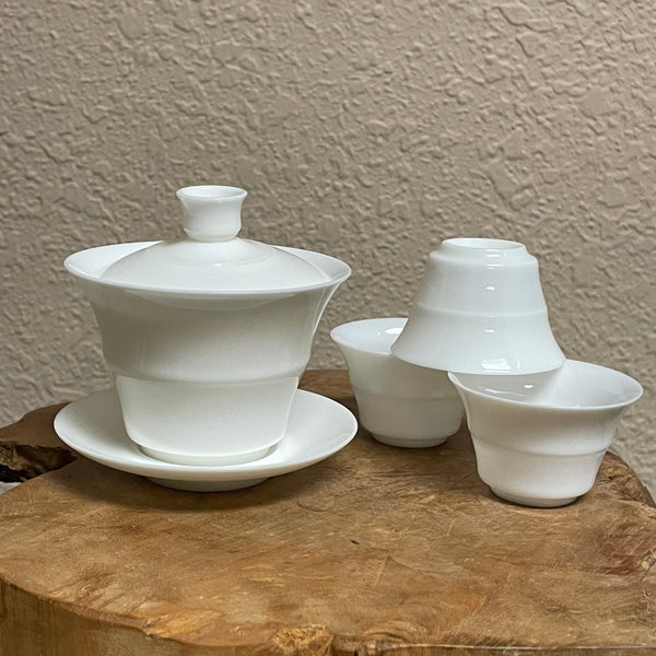 Bamboo shape Gaiwan w/ cups