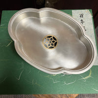 Chaozhou Tin Begonia-shape Tea Boat