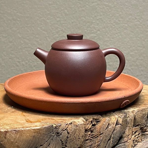 Lao Zini Julunzhu Yixing Teapot, 老紫泥巨轮珠, 120ml