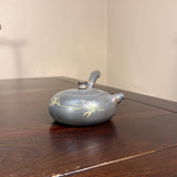 Nixing Bamboo Side-handle carved teapot, 165mL