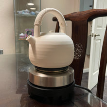 White Clay Kettle w/ Electric Stove suite