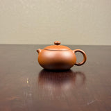 Zhuni Bian Xishi 朱泥扁西施Yixing Teapot, 120mL