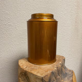 Metallic Double-lid Tea Tin