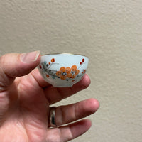 Chaozhou Handpainted Vintage-style Cherry Blossom Teacup, 20mL