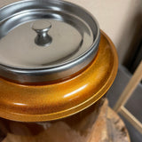 Metallic Double-lid Tea Tin
