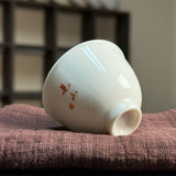 Ceramic Rain and Mountain Round Tea Cup