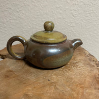 Qinzhou Wood-fired Nixing Panhu Teapot, 120mL