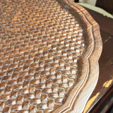 Hardwood Lotus Flower Tea Tray