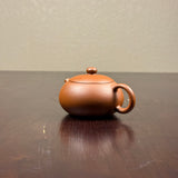 Zhuni Bian Xishi 朱泥扁西施Yixing Teapot, 120mL