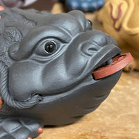 Jin Chan, 3-legged money toad tea pet