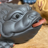 Jin Chan, 3-legged money toad tea pet