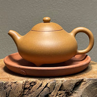 Yixing footed Huangjin 325mL teapot