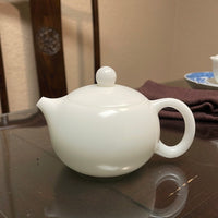 Mutton Fat Jade Xishi Teapot, 180ml