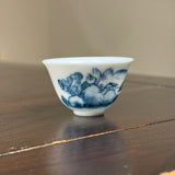 Blue and White Mountains and Water Teacup, 35mL