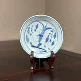 Qinghua Orchid Plate, 11.5cm