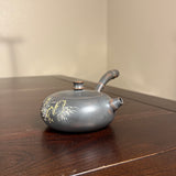 Nixing Bamboo Side-handle carved teapot, 165mL