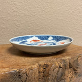 Jingdezhen Qinghua Handpainted Bat and Clouds Plate