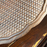 Hardwood Lotus Flower Tea Tray