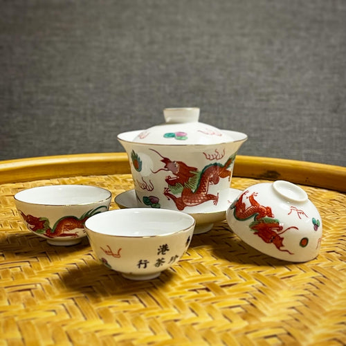 Chaozhou Vintage-style Dragon Tea Set