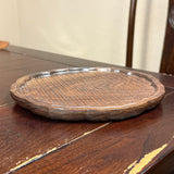 Hardwood Lotus Flower Tea Tray