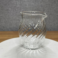 Glass Gong Dao Bei (Fairness Pitcher), Spiral Egg Shape