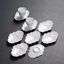 White Porcelain Blossom Coaster