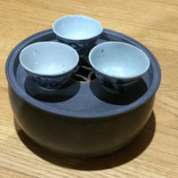 Vintage-style Tin Chaoshan Tea Tray