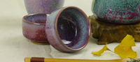 Jun Kiln Purple Flambed - Si Fang Pot