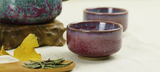 Jun Kiln Purple Flambed - Si Fang Pot