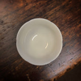 Scalloped 40mL Dehua Porcelain Teacup