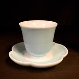 Sky Blue Blossom Teacup Cup and Saucer