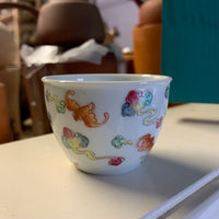 Jingdezhen Handpainted Vintage-style Tea Cups, 60mL