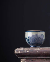 Peony Gaiwan, 160mL and Peony Teacups, 80mL