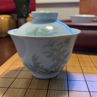 Jingdezhen Handmade Floral Pattern Gaiwan, 140mL