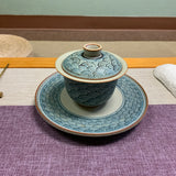 Qinghua Gaiwan with Plate