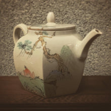 Hexagonal Handpainted Jingdezhen Teapot