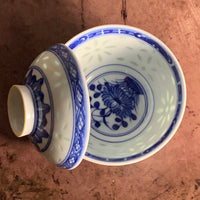 Fine Qinghua Rice Pattern Gaiwan, 120mL