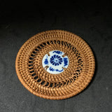 Woven Coaster with Porcelain